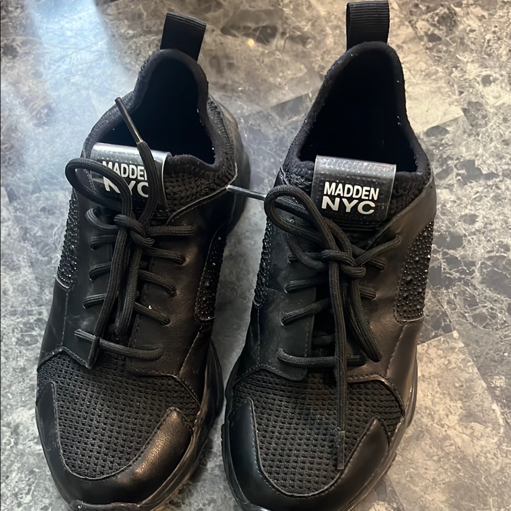 Maidenform Black Athletic Shoes with Chunky Sole - Picture 2 of 7